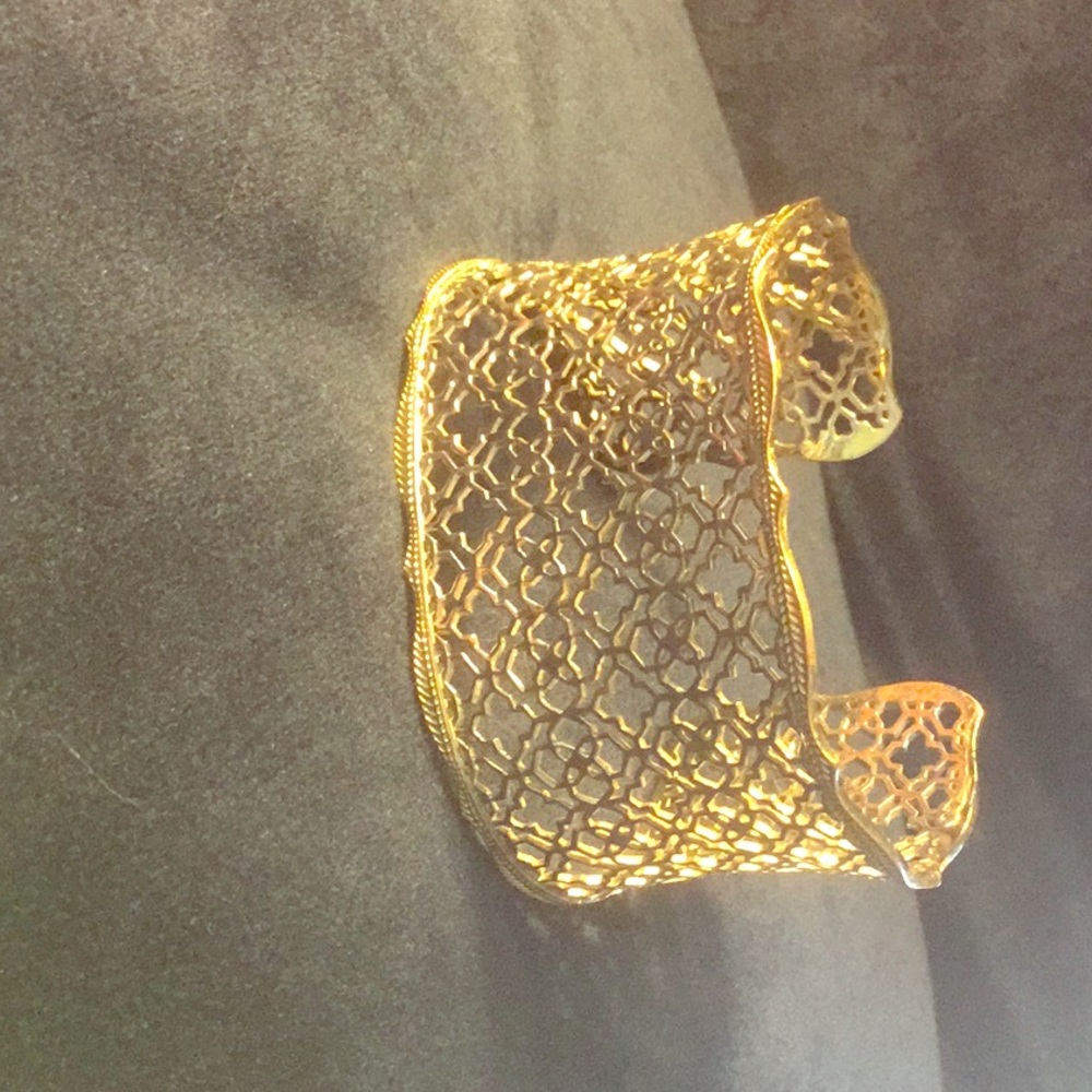 Kendra Scott Candice Gold and Silver Cuff Bracelet